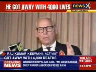 Warren Anderson of Bhopal tragedy passes away in Florida