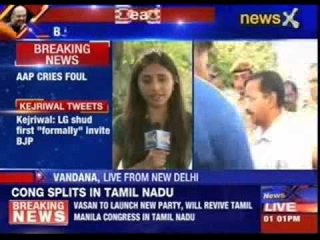Arvind Kejriwal: Lt Governor should first ‘formally’ invite BJP