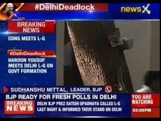 Congress leader Haroon Yusuf meets L-G over govt formation in Delhi
