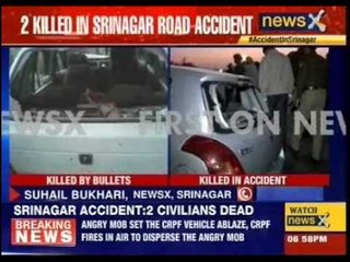 Road accident kills 2 in Srinagar