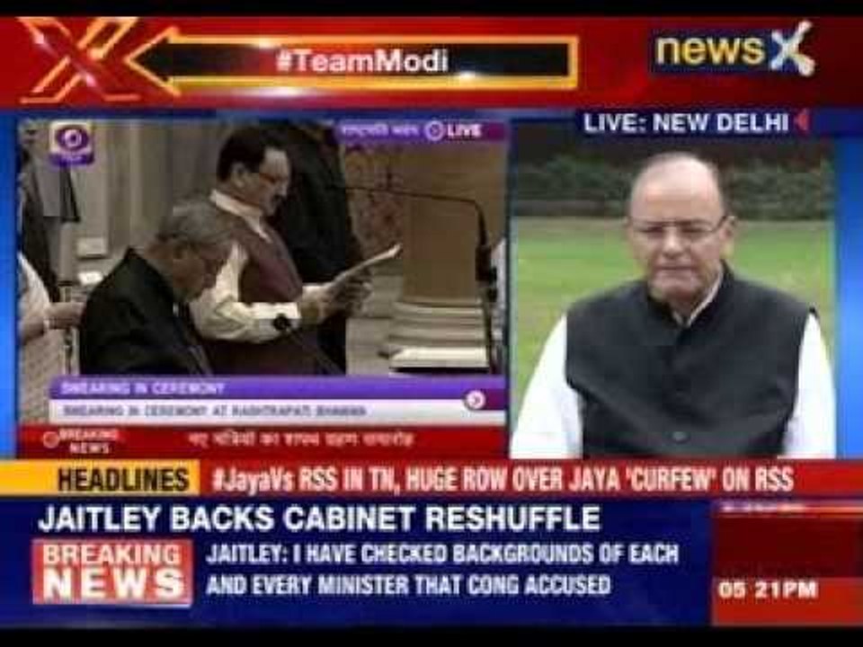 #TeamModi: Arun Jaitley defends #TeamModi facelift