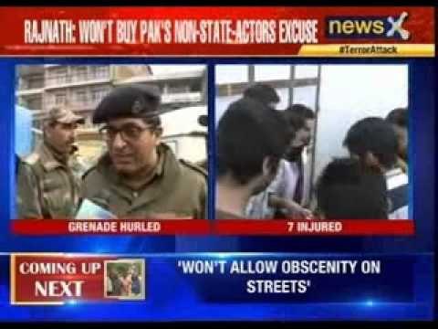 ISI's terrorists lob grenade in Srinagar