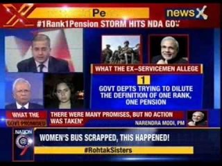 #1Rank1Pension storm hits NDA government