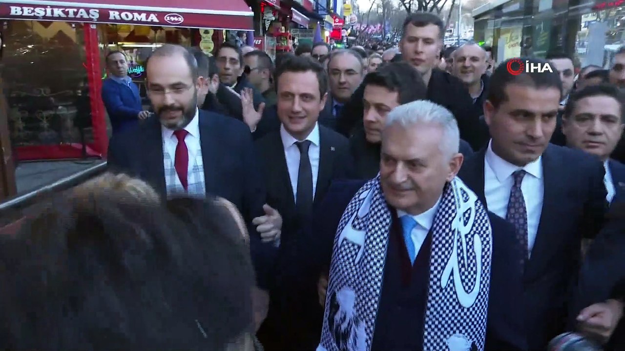 Binali Yıldırım ve Serkan Toper vatandaşlarla bir araya geldi