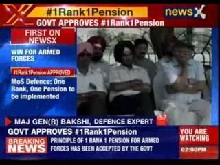 Mos Defence: One rank, one person to be implemented