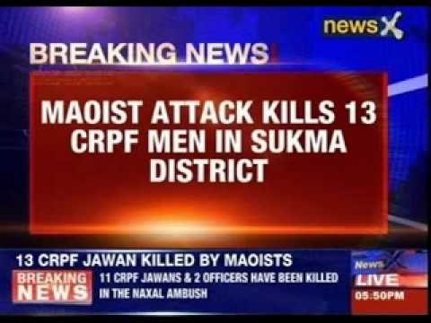 13 CRPF men including 2 officers killed in Chhattisgarh Maoist ambush