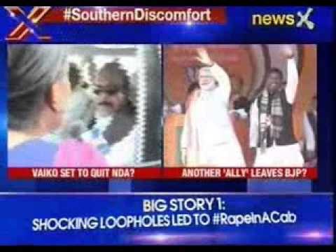 #SouthernDiscomfort: MDMK chief Vaiko set to quit NDA