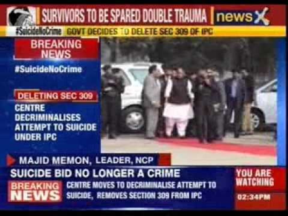 Government decides to delete sec 309 of IPC