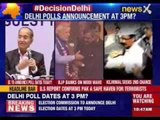 Delhi Assembly Elections/Polls: Delhi Polls announcement at 3PM?