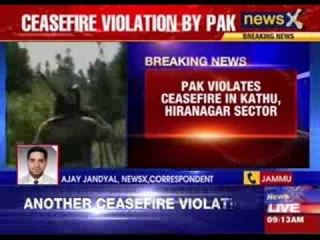 Pak violates ceasefire in Kathua, Hiranagar sector
