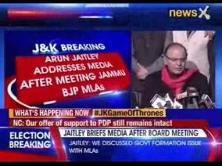 Arun Jaitley addresses press conference