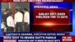 Sanjay Dutt furlough for 14 days