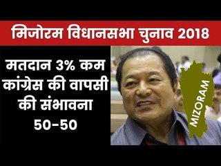 Mizoram Assembly Election 2018:  ललथनहवला की हैट्रिक मुश्किल खतरे में ?