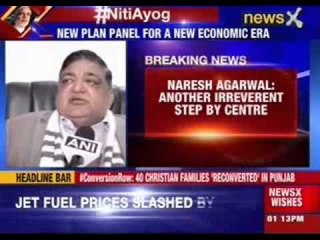 Samajwadi Party slams government decision to rename plan panel