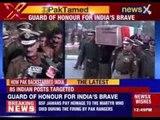 Pakistan targets BSF posts, paying homage to India's hero