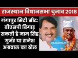 Rajasthan Election 2018 Gangapur City Constituency - Mansingh Gurjar vs Rakesh Agrawal, Who Will Win