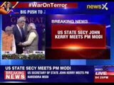 US State Secretary John Kerry meets PM Modi