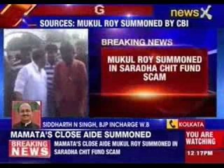 Download Video: Mukul Roy summoned by CBI in Saradha chit fund scam