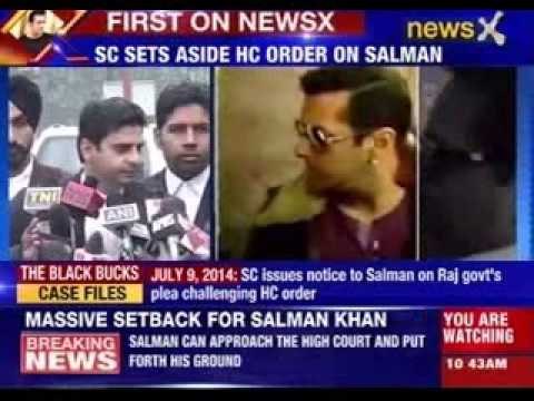 Blackbuck shooting case: SC sets aside HC order staying Salman Khan's conviction