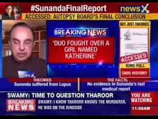 Swamy attack against Shashi Tharoor on back of Sunanda investigations