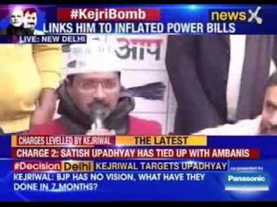 Aam Aadmi Party Chief Arvind Kejriwal addresses media