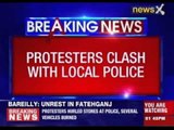 Protesters clash with local police in Bareilly