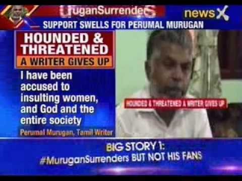 Massive support builds up for Tamil writer Perumal Murugan