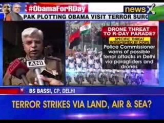 Delhi police warns of aerial terror attacks ahead of Obama’s visit