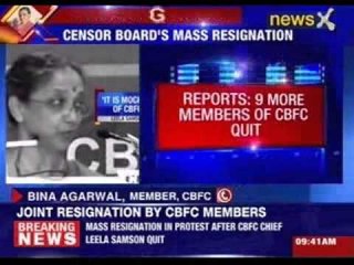 Nine more members of CBFC quit