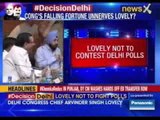 Delhi Congress Chief Arvinder Singh Lovely not to contest in upcoming polls