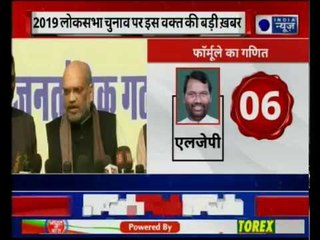2019 लोकसभा चुनाव के लिए किसको कितनी सीटें, देखिये इस वक़्त की बड़ी ख़बर