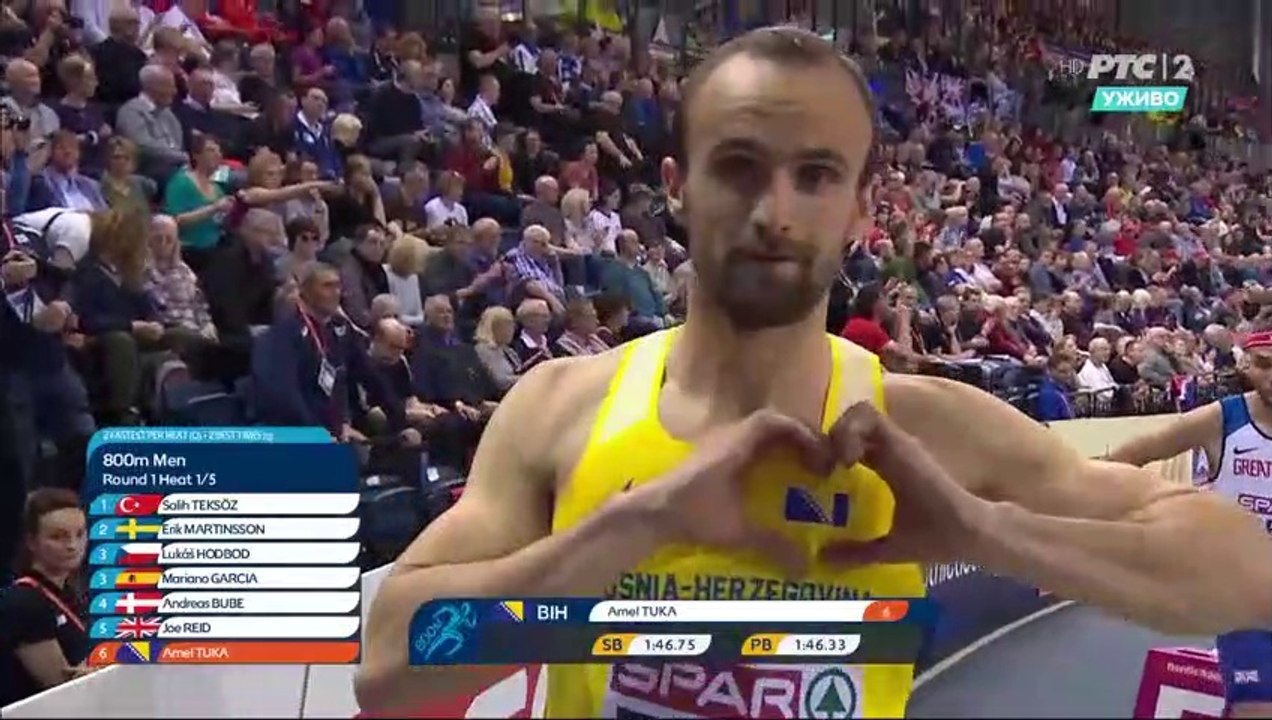 Amel Tuka - 1.mjesto - 1:47.96s - 800m Q (H1) - GL
