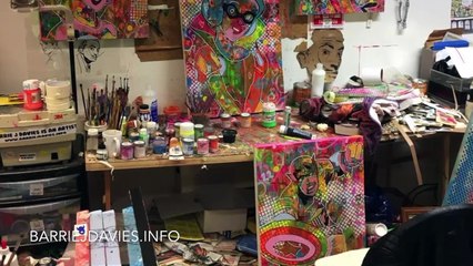 BARRIE J DAVIES IS AN ARTIST