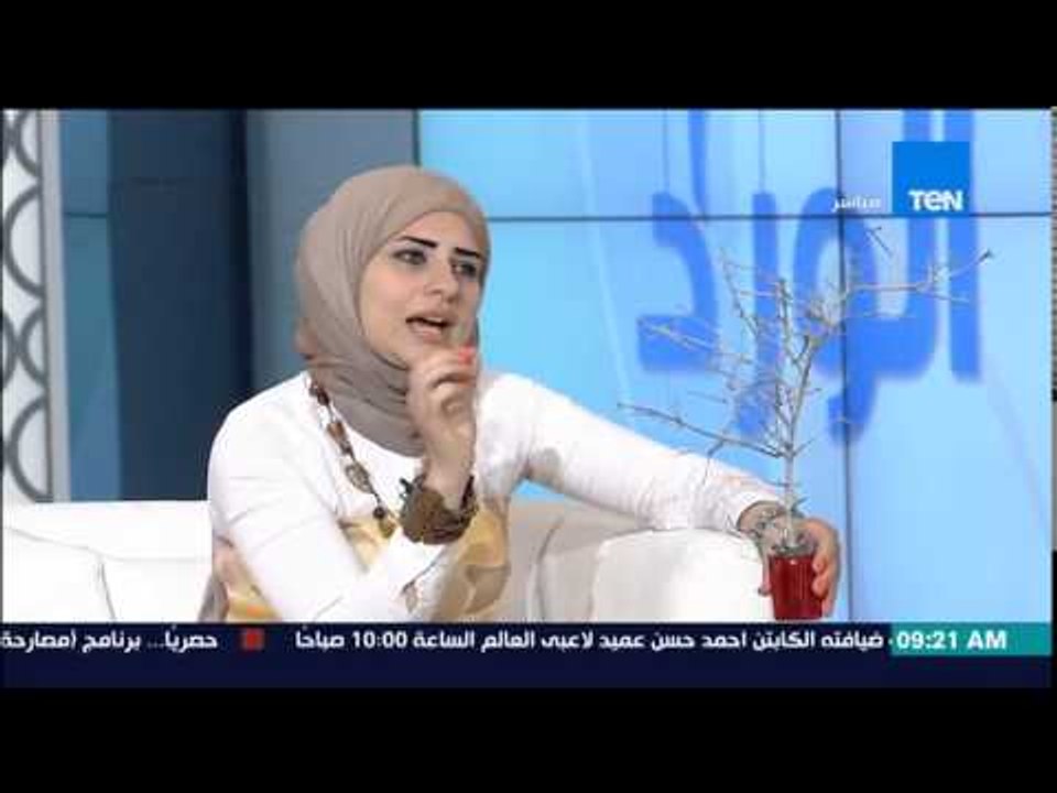 صباح الورد - مى عبد اللطيف خبيرة فن إعادة التدوير تٌحول الكراكيب المنزلية إلى أعمال فنية رائعة