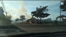 Incêndio atinge área verde em Cidade Continental