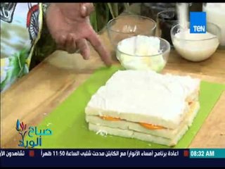 صباح الورد - فقرة ترويقة مع محمد بطران - تورتة التوست بالجبنة وهوت شوكليت