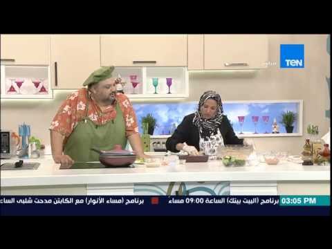 مطبخ 10/10 - الشيف أيمن عفيفي ومدام نجية - طريقة عمل قالب الدجاج بالبيض والخضار