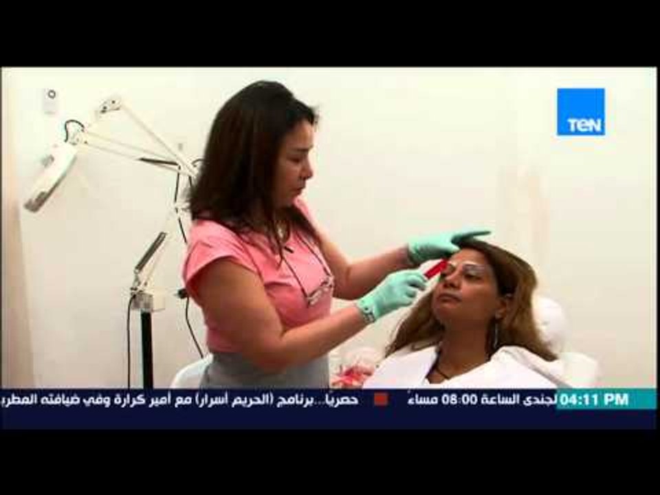 قمر 14 - تغير كامل فى شكل نيسان بطلة الـ makeover بعد عمل "تاتو الحواجب" مع عائشة خبيرة التجميل