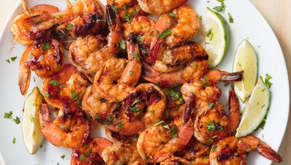 Sweet & Spicy Grilled Shrimp Is The Easiest Healthy Dinner