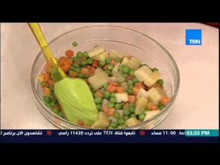 مطبخ 10/10 - الشيف أيمن عفيفي - طريقة عمل سلطة البطاطس بالمايونيز