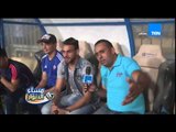 مساء الأنوار - أحمد دويدار لاعب الزمالك يرفض التحدث مع مراسل مساء الأنوار بطريقة كوميدية