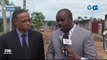 RTG/Visite de chantier d’aménagement des voies secondaires du cap caravane d’akondje village  par le Ministre des travaux publics