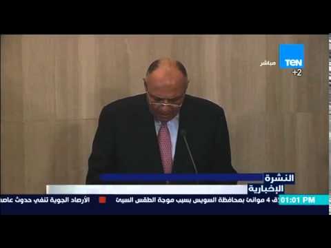 النشرة الإخبارية - شكرى :مصر تدعو إلى مواجه تنظيم داعش فى إطار يشمل جميع التنظيمات الإرهابية