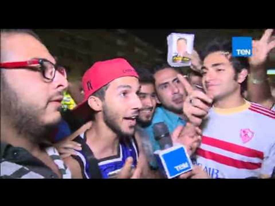 ستاد TeN - ردود فعل الجماهير المصرية اثناء متابعتها لمباراة القمة على المقاهي