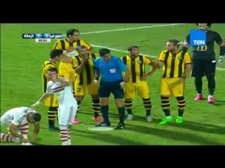 احمد دويدار يحرز ضربة جزاء على طريقة " Pirlo " بلمسة سحرية ... المقاولون VS الزمالك 1 / 2