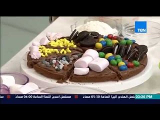 مطبخ 10/10 - Matbakh 10/10 - الشيف أيمن عفيفي - الشيف مروة عادل - طريقة عمل كيكة البيتزا