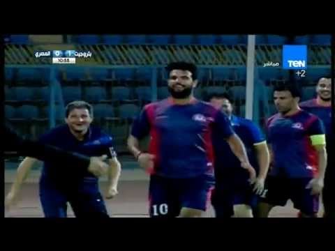 احمد جعفر يحرز الهدف الأول لـ بتروجيت ... المصرى VS بتروجيت 0 / 1 الدورى المصرى 2015 / 2016