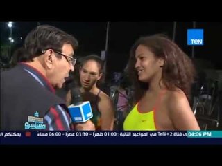 ماسبيرو | Maspiro - لقاء "فريق الباليه المائي بنادي الجزيرة" لم تمنعهم 5 ساعات تدريب يومية كطلبة