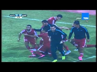 اسلام رشدى يتقدم لـ حرس الحدود بهدف رائع... المصرى VS حرس الحدود 0 / 1