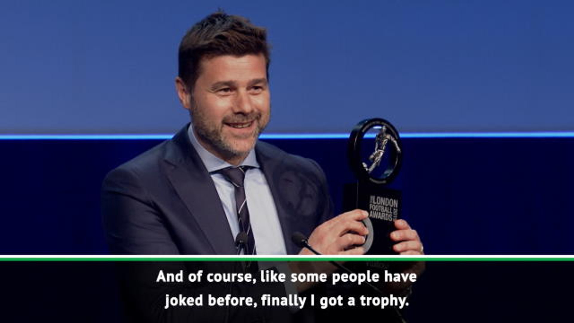 ⁣'Finally I got a trophy!' - Pochettino